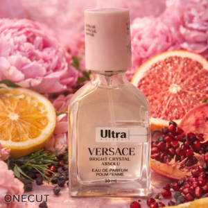نتهای انار و گل صدتومانی در عطر زنانه برایت کریستال ابسولو