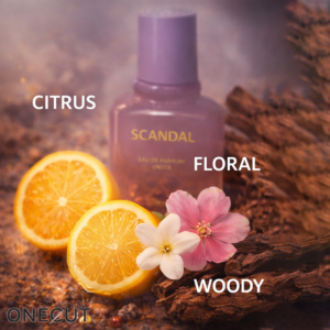 نمودار نت های بویایی و هرم رایحه عطر یونیسکس اسکندال اولترا شرکتی وان کات